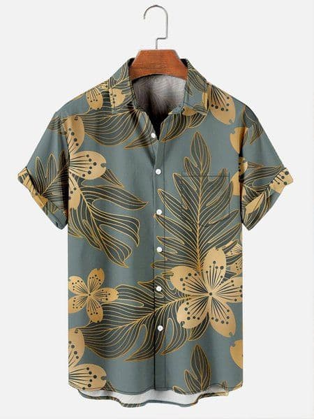 Eagilo Multi / Assorted Hawaiian Floral Shirt image 4