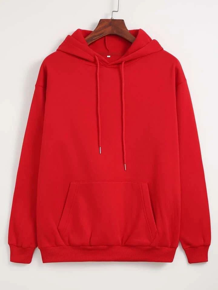 Eagilo Red Pullover Hoodie image 5