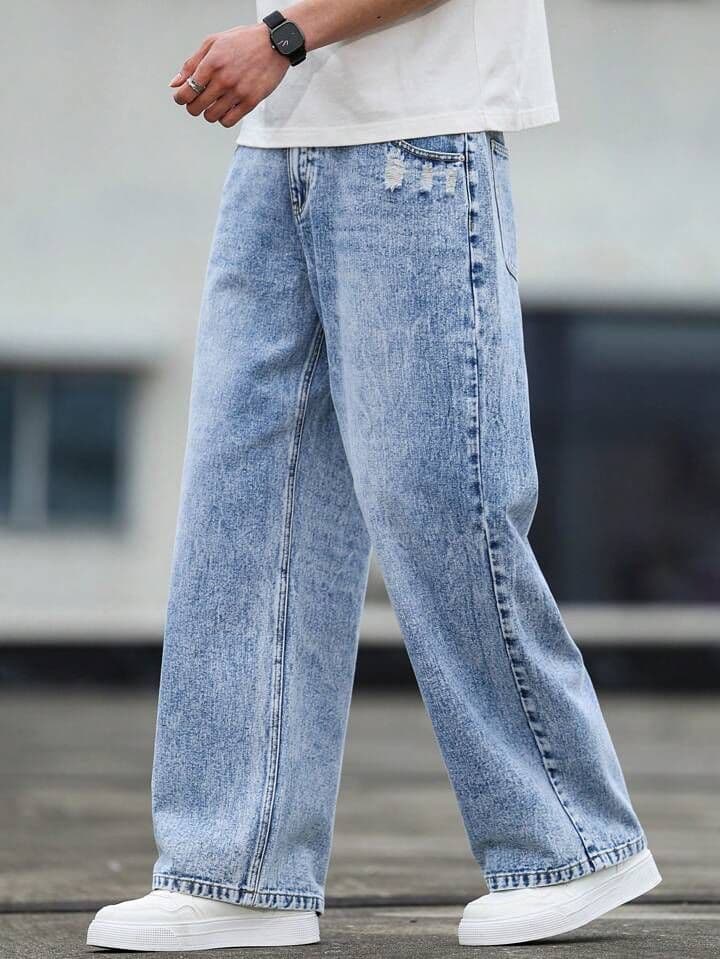 Eagilo Multi / Assorted Relaxed Fit Denim Jeans image 4