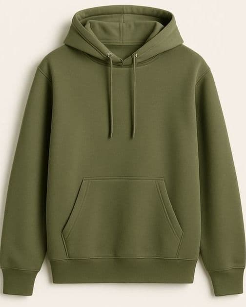Eagilo Green Pullover Hoodie image 4