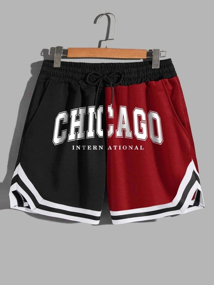 Eagilo Multi / Assorted Basketball Graphic Shorts image 2