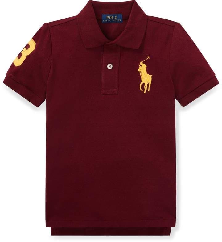 Eagilo Maroon Classic Polo Polo T-Shirt image 2
