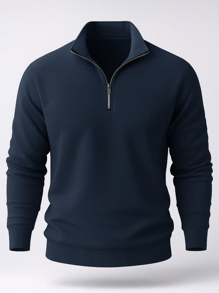 Eagilo Midnight Blue Crewneck Sweatshirt image 4